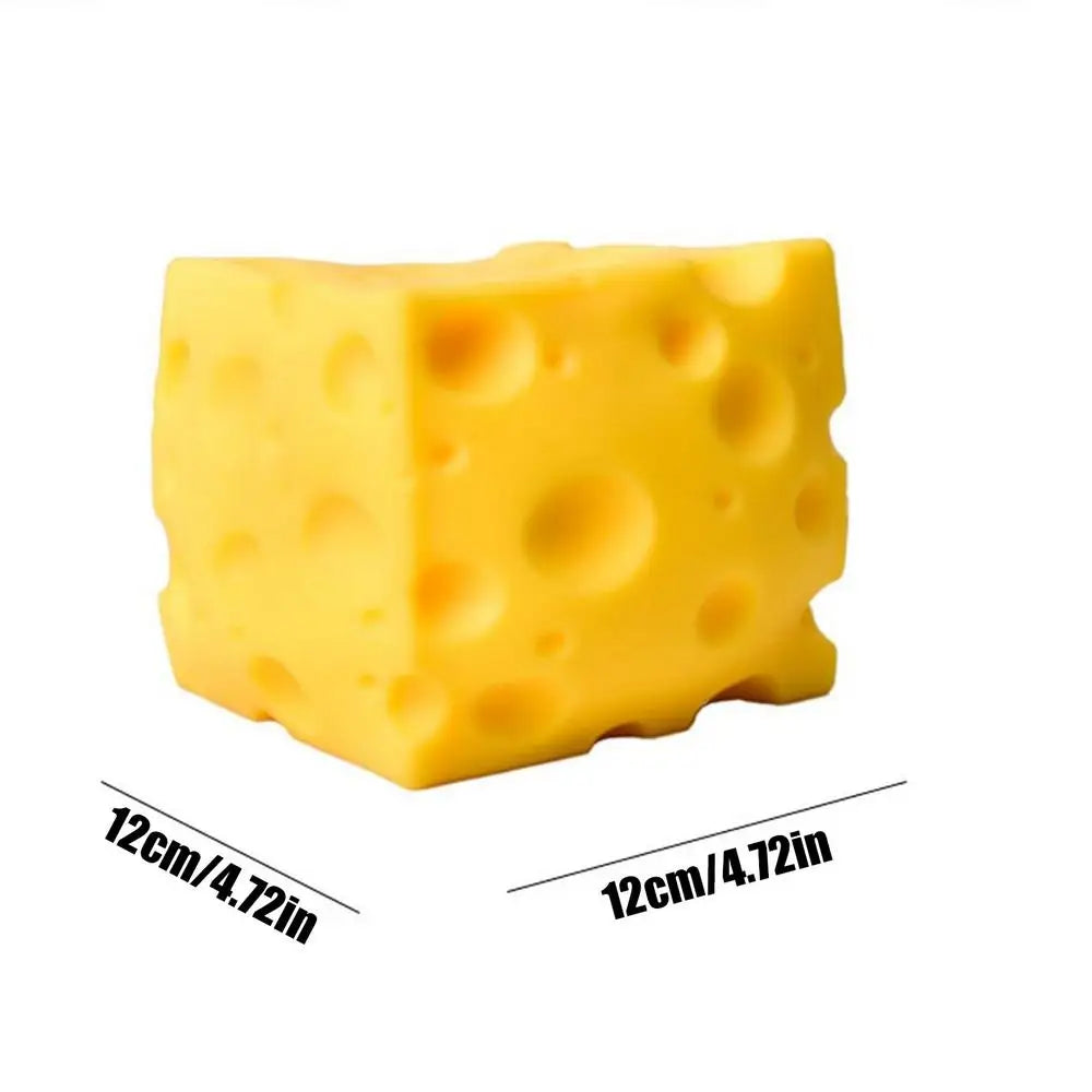Cheese Cube Squishy Fidget Toy – 7 cm