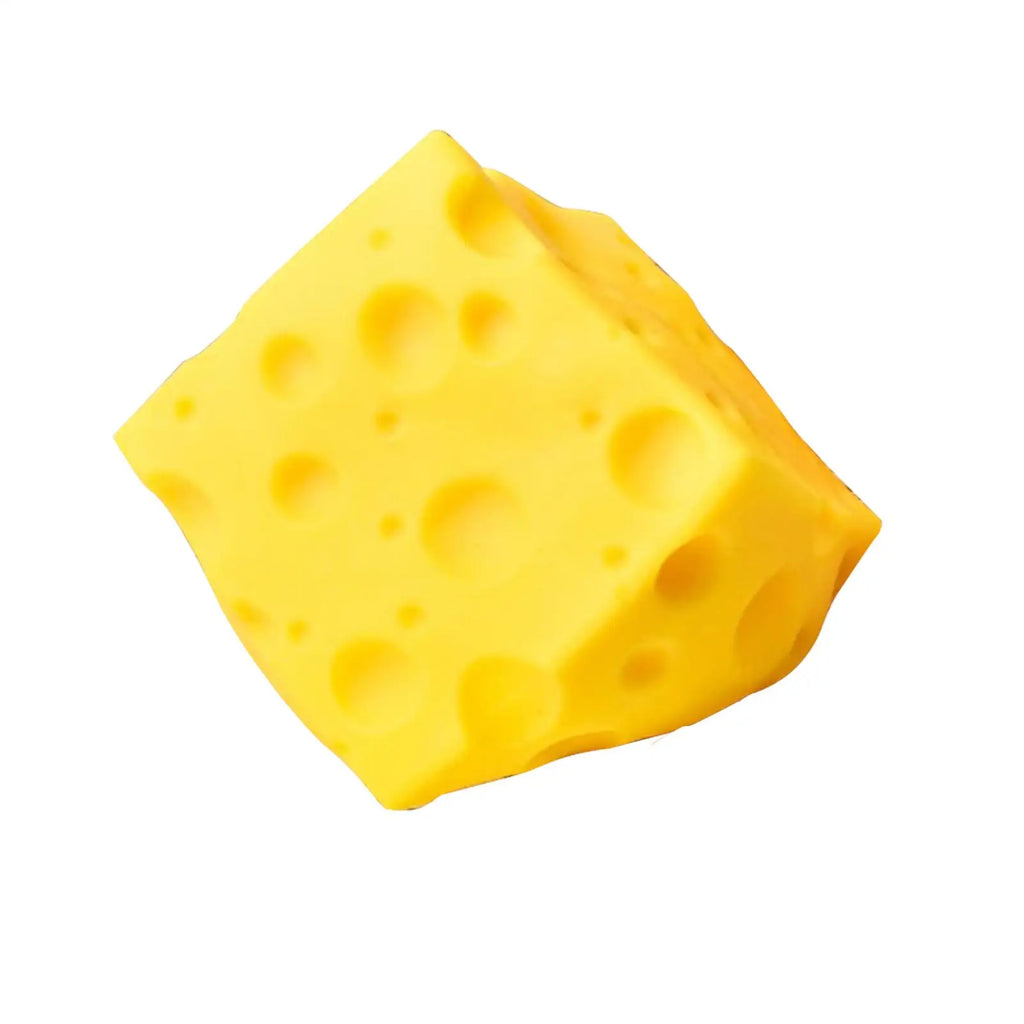 Cheese Cube Squishy Fidget Toy – 7 cm