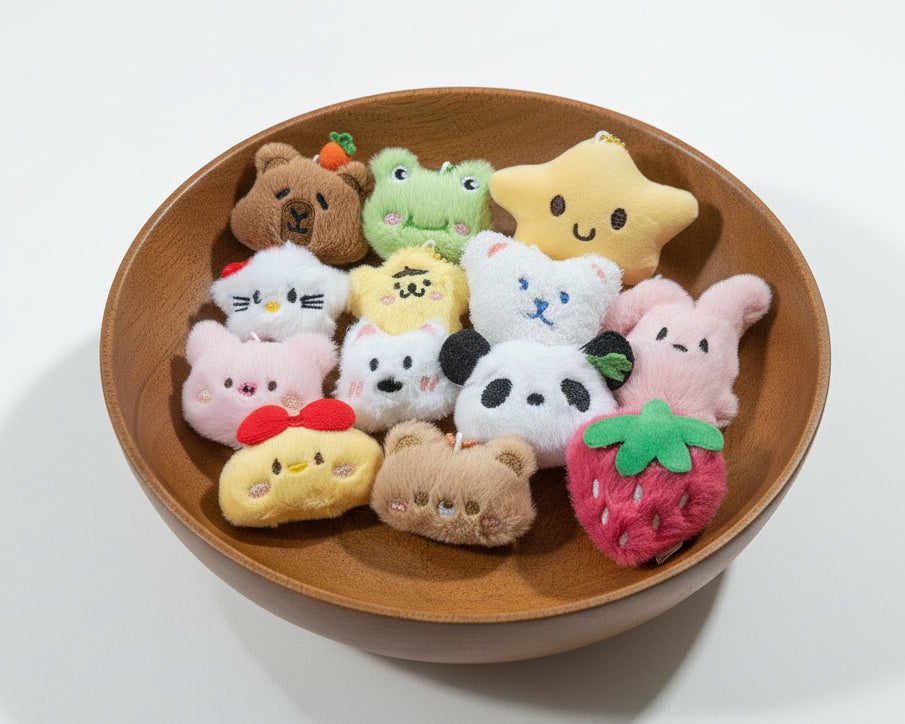 Mini Face Plush Assortment (13 pack)